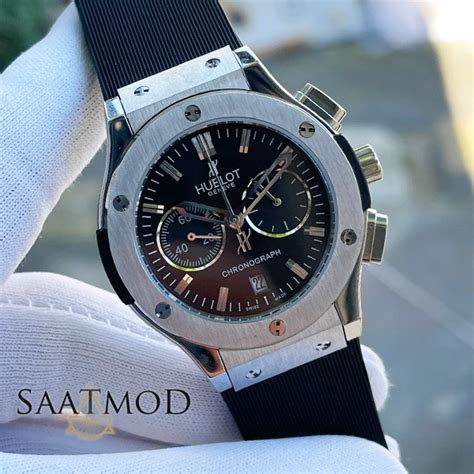 hublot saat bayan siyah|Hublot swiss watch.